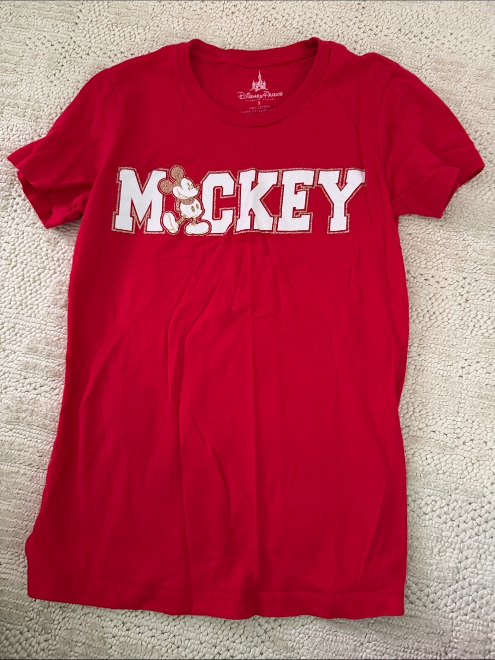 Disney Red Mickey Graphic Tee